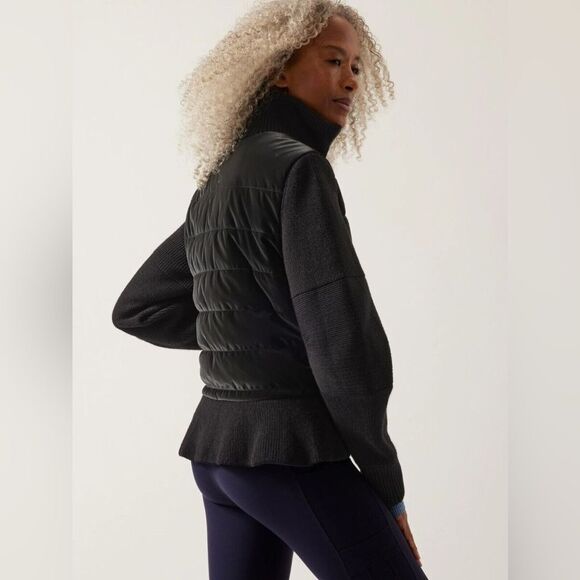 Athleta Hanover Hybrid Jacket Black size XS - Picture 2 of 6
